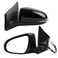 Dasbecan Left Driver Side Mirror For Toyota Corolla 2014-2019 Power Glass Heated With Turn Signal Light Door Assembly Replaces 