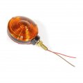 Fortpro Round Pedestal Incandescent Light With Red Amber Lens F235266 