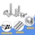 1 4-20 X Truss Head Phillips Machine Screws Full Thread Drive 304 Stainless Steel 18-8 Bright Finish Quantity 10