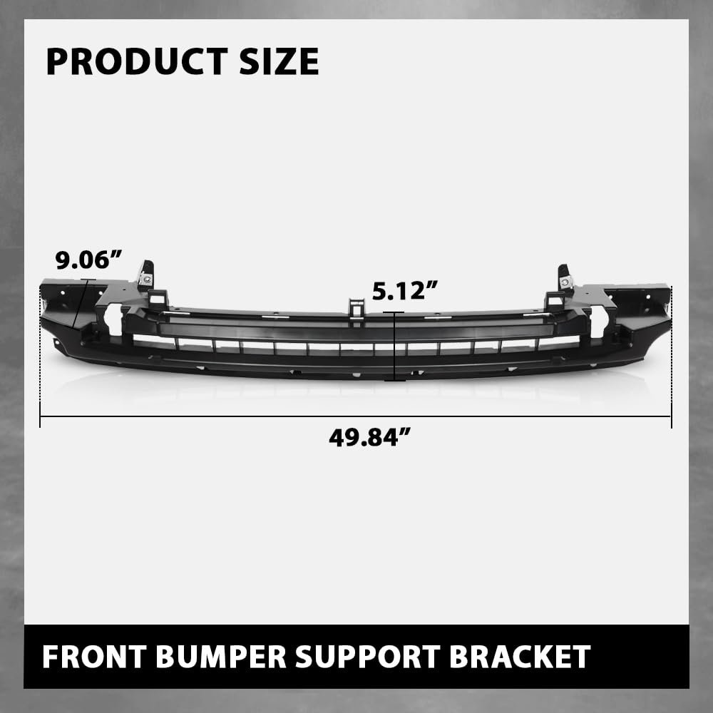 Front Bumper Support Bracket For Range Rover Evoque 2010 2011 2012 2013 2014 2015 2016 2017 2018 Black Abs Plastic Part Number