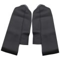 Leather Front Door Panel Armrest Cover 2pcs Black For Honda Crv 2007 2008 2009 2010 2011 2012 