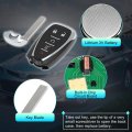 Hyq4as 315 Mhz Replacement Keyless Entry Remote Smart Key Fob For Chevrolet Equinox 2022 2023 2024 No 13522875 5 Buttons