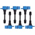Ena Set Of 6 Blue Ignition Coil Pack For Infiniti Nissan Suzuki I35 Qx4 Altima Frontier Maxima Murano Nv1500 Nv2500 Nv3500 