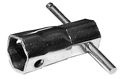 Heavy Duty Spark Plug Wrench 14mm Or 18mm Combination Chrome Finished Tool 12-121-01 