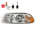 Niuparts Headlight With Halogen Bulbs Warm White Driver Side Fit Mack Cxn613 Cxu613 Ct713 Gu813
