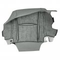 Carbhub Driver Passenger Bottom Leather Seat Cover Gray Fit For 2004-2009 Lexus Rx Rx330 Rx400