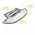 Hecasa Replacement Convertible Soft Top Compatible With 1990-2005 Mazda Miata Mx5 Clear Plastic Window Premium Grade Sailcloth