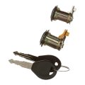 Door Lock Set For Nissan 200sx 1995 1996 1997 1998 Chrome Finish Direct Attachment 2 Keys And Cylinder Included 80600n4400 