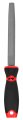 Performance Tool W7543 8 Half Round File Xl Oversized Handle High Carbon Steel For Deburring Shaping And Sharpening 13 25-inch 