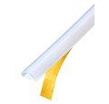 Gordon Glassa Shower Door Translucent Silicone Bulb Seal With Pre-applied Tape For 3 16 Gap 95 In Long 