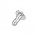 Uxcell Flanged Button Head Socket Cap Screws M4 10mm Hex Drive 304 Stainless Steel Fasteners Bolts Fully Threaded Machine Screw