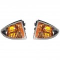 Chevy Cavalier Parking Side Marker Light Assembly Unit 2000 2001 2002 Driver And Passenger Pair Gm2520179 Gm2521179 
