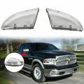 Hecasa Mirror Turn Signal Light Housing Compatible With 2009-2018 Dodge Ram 1500 2010-2018 2500 Pair Front Passenger Driver
