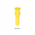 Uxcell 6mmx30mm Plastic Expansion Tube Bolts Column Frame Fixings Yellow 75pcs