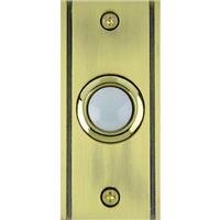 Thomas Betts Dh1631l Series Wht Brs Lgtd Pushbutton