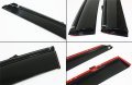 Fits For 2014-2019 Lexus Is250 350 200t Vip Clip-on Jdm Window Visor Rain Guard Deflector W Black Trim