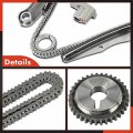 A-premium 12pcs Engine Timing Chain Kit W Tensioner More Fits Dohc 6cyl 4 0l Compatible With Nissan Frontier 05-15 Nv1500