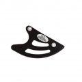 Indestructible Rear Disc Guard Black For Yamaha Wr250x 2008 2011 Lightweight Polymer Protection With Reinforcement Bracket And 