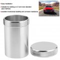 Qiilu 2in Weld On Filler Cap Aluminum Alloy Neck And 2 Fuel With Tank Parts Car Refitting Silver