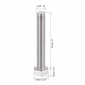Uxcell 5 16-18x2 Hex Bolts 304 Stainless Steel Hexagon Screw Bolt 5pcs