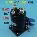 Tuzliufi Starter Solenoid Relay Switch Compatible With Sbc4201ag Sbc4201 Ag 12v Copper Contact 150a-200a 3 Terminals Plastic