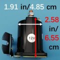 Tuzliufi Starter Solenoid Relay Switch Compatible With Sbc4201ag Sbc4201 Ag 12v Copper Contact 150a-200a 3 Terminals Plastic