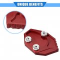 Vekauto Motorcycle Stand Kit Compatible For Kawasaki Zzr1400 Gtr1400 Durable Aluminum Alloy Red Bike Support Holder With Wrench