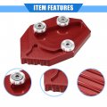 Vekauto Motorcycle Stand Kit Compatible For Kawasaki Zzr1400 Gtr1400 Durable Aluminum Alloy Red Bike Support Holder With Wrench