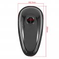 Trkimal Upgrade Metal Fuel Gas Tank With Petcock Cap For 49cc 50cc 60cc 66cc 80cc Engine Motorized Bicycle Black Bike Motor