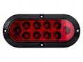 Gcd 4 X Surface Mount 6 Oval Red Led Tail Lights No Cutting