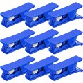 Ptfe Plastic Tubing Cutter Hose Tube Pipe Accurate Cutting Tool For Nylon Pvc Pu And Cut Up To 3 4 Inch Od Blue 9 Pieces 