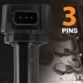 A-premium 4pcs Ignition Coil Packs Compatible With Acura El L4 1 7l 20-2005 Honda Civic 1 2001-2005 Replace 30520-pdk-a0 4pcs
