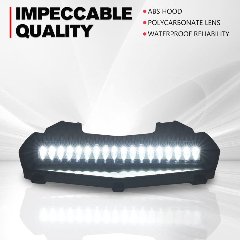 A Utv Pro Led Auxiliary Light For Yamaha Wolverine Rmax Rmax2 Rmax4 1000 2021 2022 2023 Front Hood Accent Daytime Running