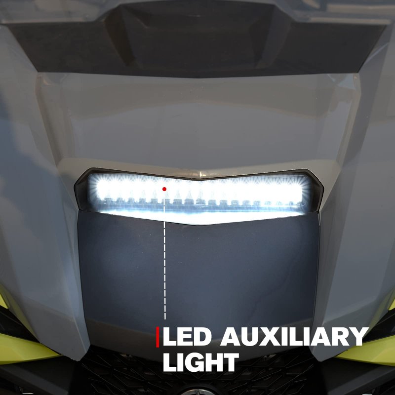 A Utv Pro Led Auxiliary Light For Yamaha Wolverine Rmax Rmax2 Rmax4 1000 2021 2022 2023 Front Hood Accent Daytime Running