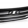 G-plus Front Upper Grille Grill Compatible With Hyundai Tucson Se Eco 2016 2017 2018 Replace For Hy1200189 86350d3000ram Chrome
