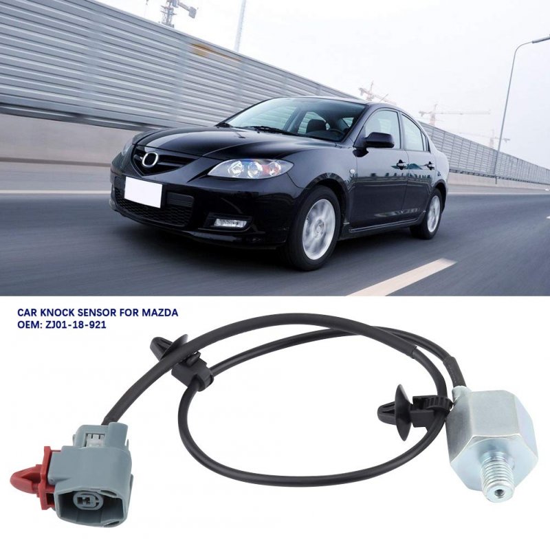 Knock Sensor Zj018-921 For Mazda 3 Bk 1 4 1 6 0 2 Engine Detonation Replacement Part 2003 To 2009 Models