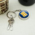 Riverdale Varsity Letter Keychain Chrome Plated Metal Pop Cap Bottle Opener