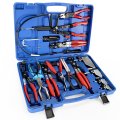 16 Piece Hose Clamp Pliers Set Automotive Removal Tool For Radiator Heater Coolant And Water Hoses Long Reach Flexible Wire 