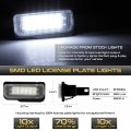 Vipmotoz Full Led License Plate Light For Mercedes-benz W203 Touring Wagon W211 W219 R171 2012-2016 Tesla Model S 6000k Diamond