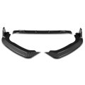 Auto Dynasty 3pcs Car Front Bumper Lip Spoiler Wing Body Kit Compatible With Honda Fit 18-20 Carbon Fiber Look