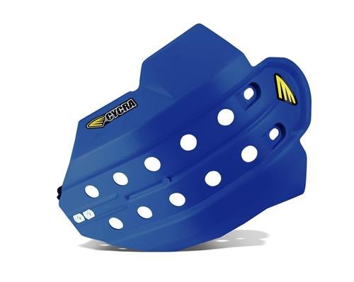 Cycra Full Coverage Skid Plate With Hard Mounts Blue 1cyc622462