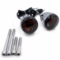 Httmt- Smoke Rear Turn Signal Light Indicator For H-d Sportster Xl883 Flde Flhc Flsb P N Mt224-021-cd Sk