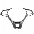 X Autohaux 1pcs Abs Interior Steering Wheel Cover Trim For Volkswagen Jetta 2016-2019 Inner Decoration Auto Accessories Carbon