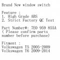 Topteng Window Master Control Switch Driver Side Power Fits For Vw T5 2005-2009 T6 2009-2014
