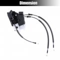 X Autohaux 81410-d3000 Rear Left Side Door Latch Lock Actuator Assembly For Hyundai Tucson 2015 2016 2017 2018 2019 2020 2021