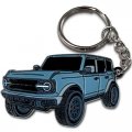 Four Wheel Beast Bronco Keychain Accessories 2023 4 Door Key Chain Fob Cover Cool Car Mods Area 51 