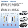 H17400 Rear Parking Brake Hardware Kit For Nissan Altima Murano Pathfinder Frontier Maxima Xterra And Infiniti G37 Includes