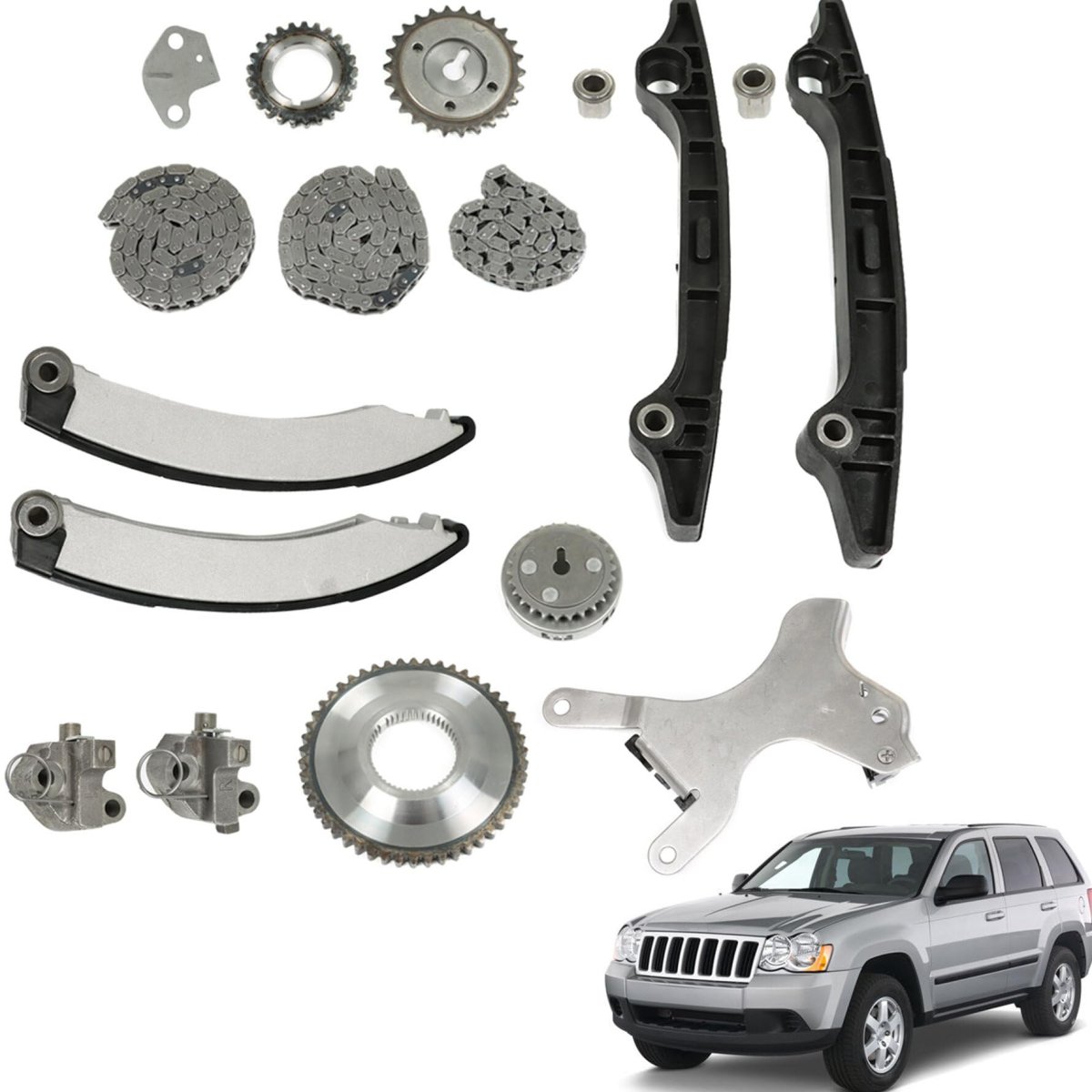 Timing Chain Kit Replacement For Dakota 3 7l 2004 2010 Durango 2009 Ram 1500 Commander Cherokee Liberty Part Number 9 0393sb