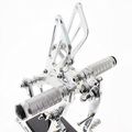 Rzmmotor Aluminum Motorcycle Rear Foot Pegs Setrests Fully Adjustable Boards Fit For Honda Cbr500r Cbr400r Cb500f Cb400f 13-15