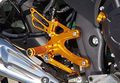 Rzmmotor Aluminum Motorcycle Rear Foot Pegs Setrests Fully Adjustable Boards Fit For Honda Cbr500r Cbr400r Cb500f Cb400f 13-15